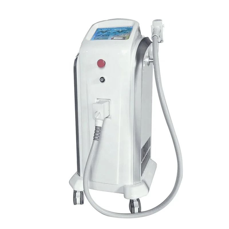 Laser diode hair removal machine Medical CE Ice painless permanent  hair removal 3 wavelengths 755nm 808nm 1064nm optional