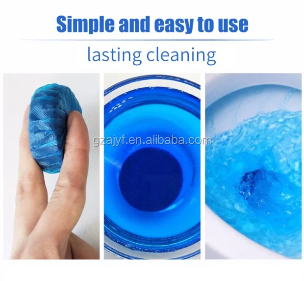 AJYF Automatic bleach toilet bowl cleaner stain remover toilet cleaner and freshener