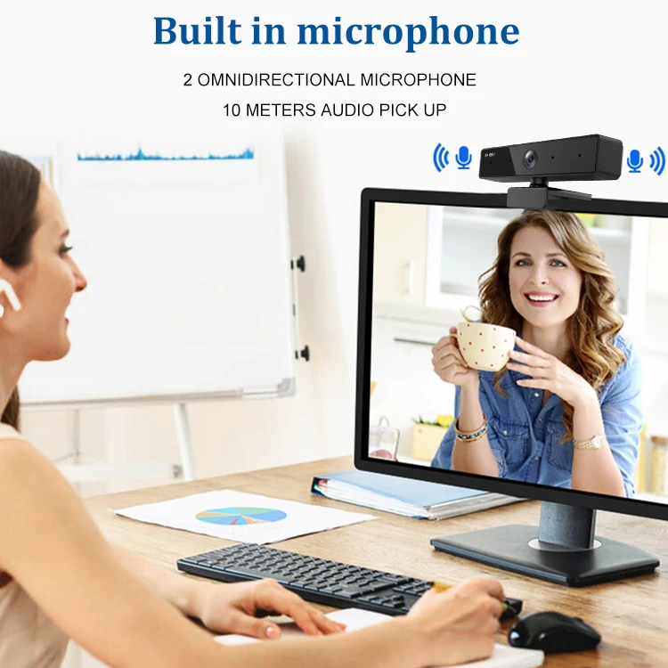 4K Hd 30-Frame Smooth Video Intelligent Automatic Noise Microphone 4K Hd Zoom Camera Auto Tracking Video Conferencing
