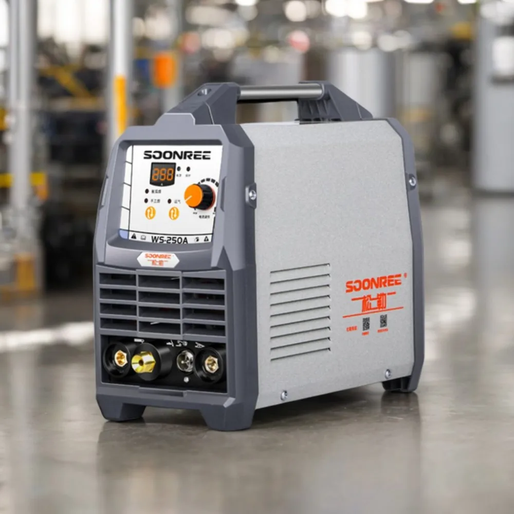AC220V WS-250A DC Inverter Multi-function Argon Arc Welder Electric Welder Gas/Electric Weld Dual Metal Welding Equipment