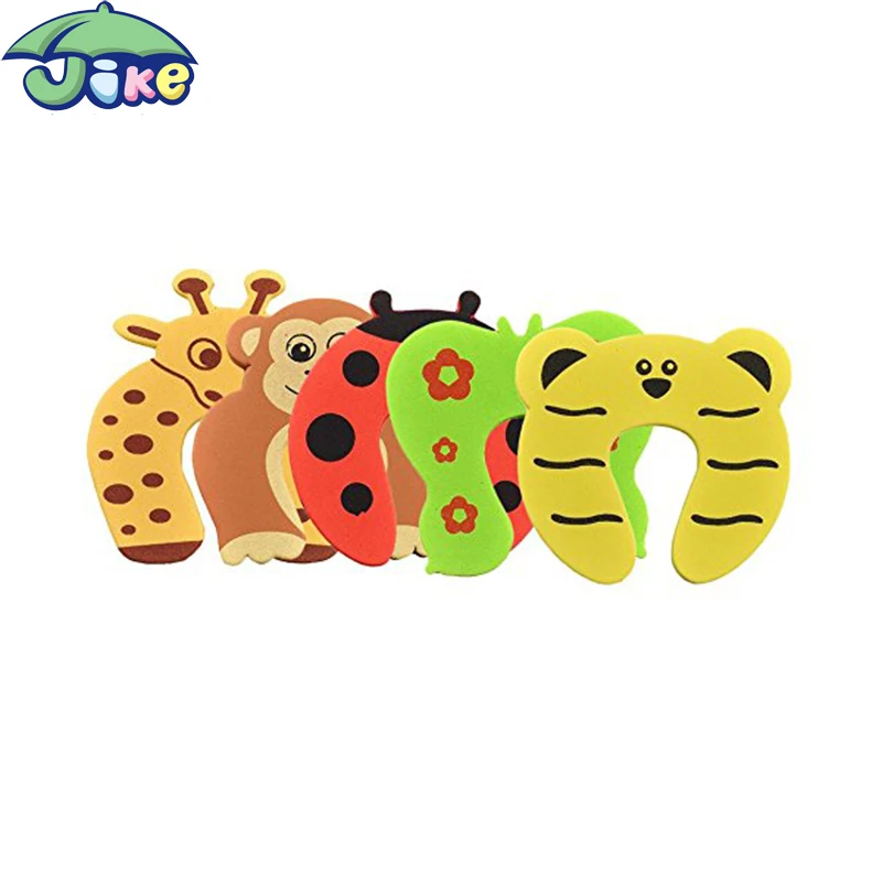 Colorful  animal shapes door stopper for glass door  baby safety door stoppers kids protector