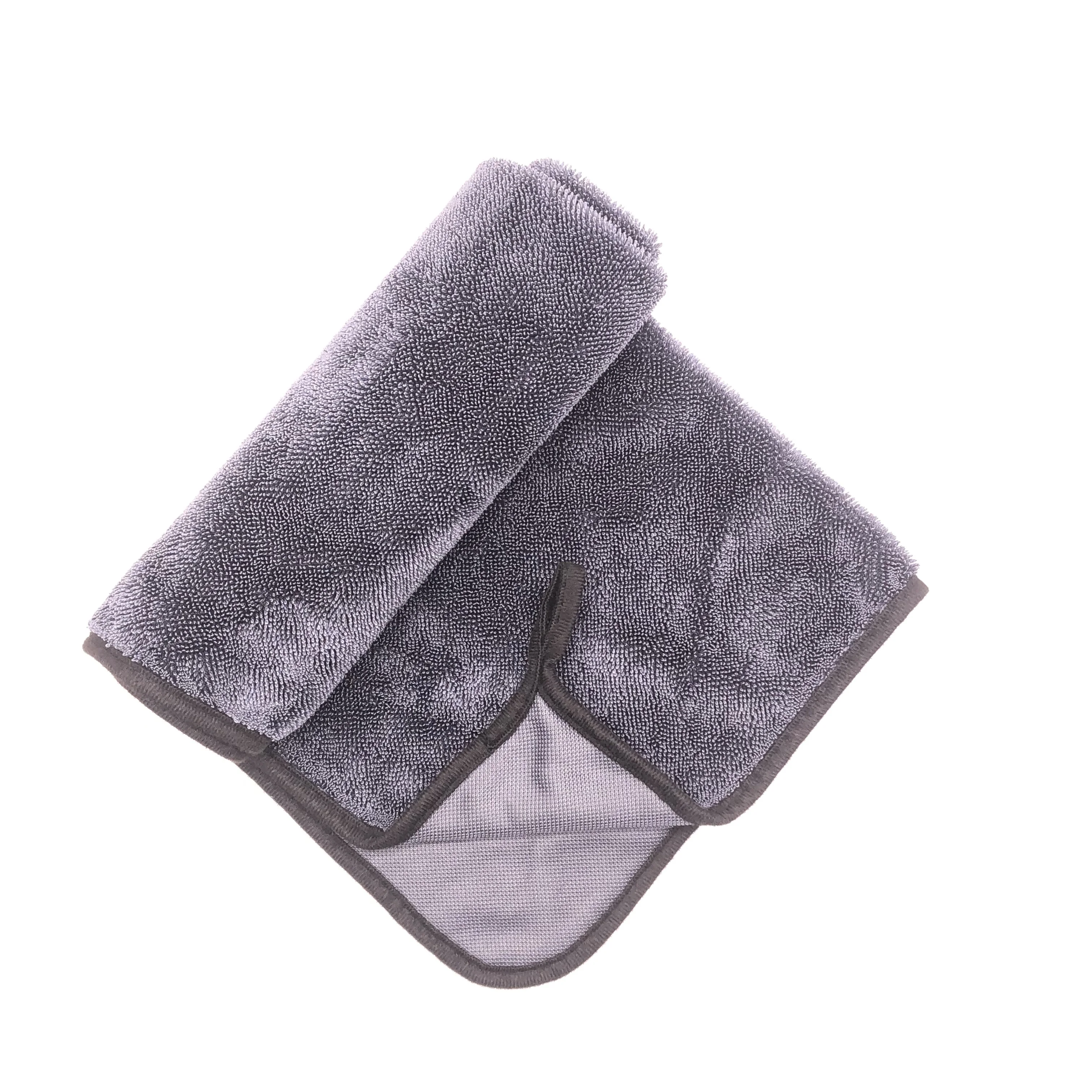 Factory Supply  Customized  logo  Super Absorbent  Microfiber Cleaning Cloth Car Wash Towel  Auto Twisted Loop Car  Drying Towel