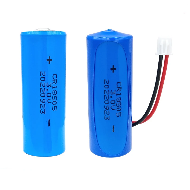 China CR18505 - Size A 3V 2500mAh 18505 Lithium Manganese (LiMnO2) Battery For Data Loggers