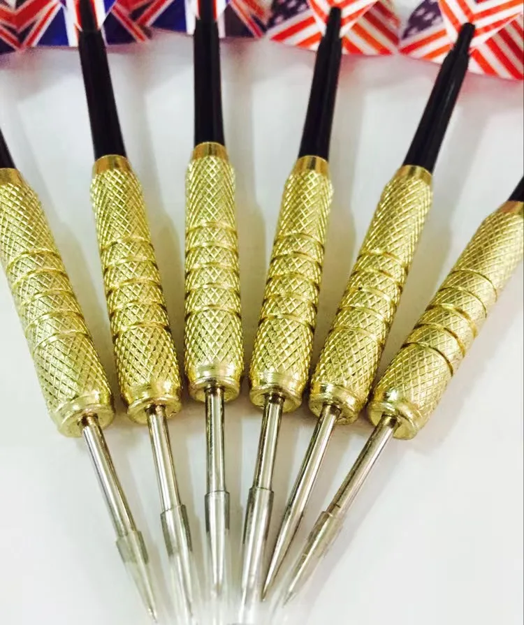 Flag dart professional black metal steel darts set tip darts for dartboards