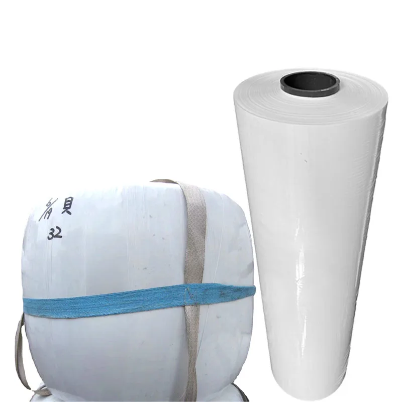 Ecuador Customized 75cm Silage Film White Plastic Film For Agriculture Grass Bale Wrapping
