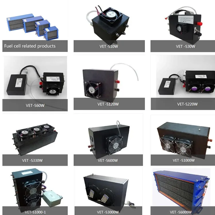 Fuel Cell Pemfc Metal 1000w Pemfc Stack Hydrogen Fuel Cell Generator For Uav