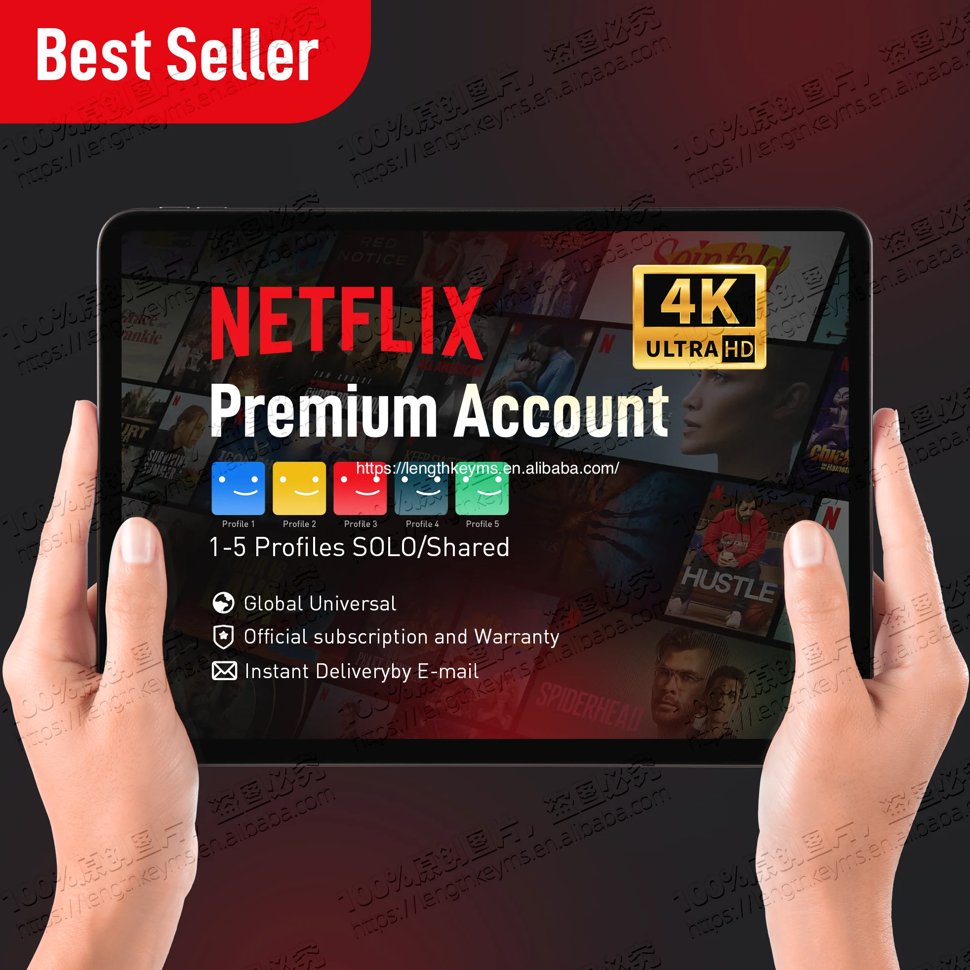 Wholesale Netflix Account Premium Subscription Email Delivery 2022 Global Universal Stable and Safest 4K UHD Official