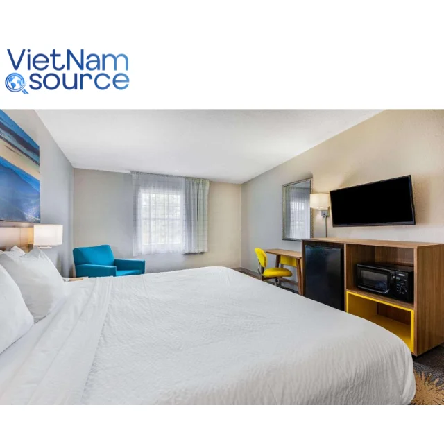 Customized Hotel Room Furniture Wood Material Sets Hotel Furniture Bedroom Furniture Hotel Brands In US - Vietnam Source Factory