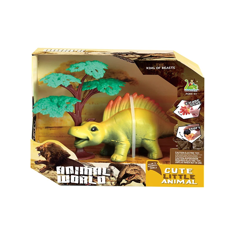 Factory Wholesale Hot Selling Cartoon Dino Combination Dinosaur Wildlife Toys Set Dinosaurs Toys For Kids