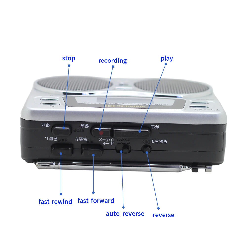 Low Price Hot Selling Factory Directly Provide Multifunctional Walkman,Cassette,Recorder,Alarm Clock Am Fm Radio