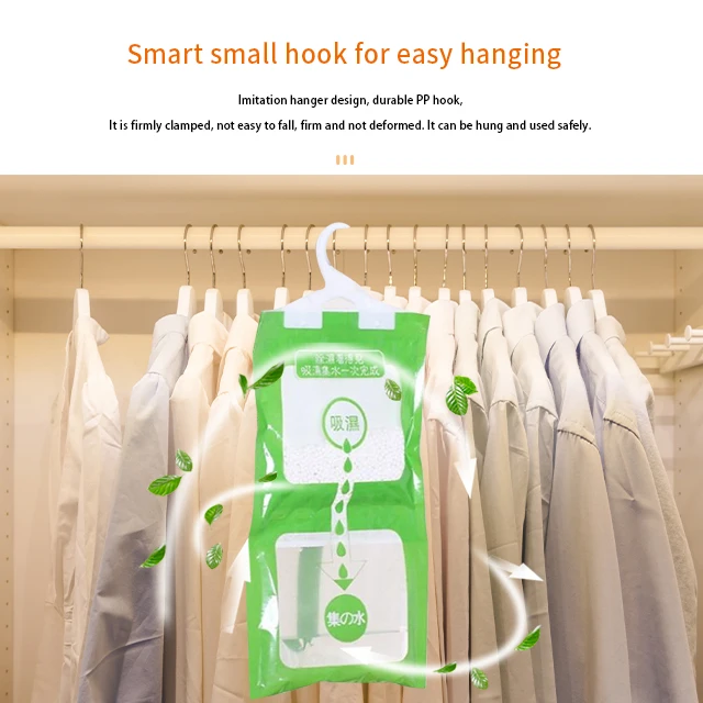 China Factory Home Use Pet Paper Hanging Moisture Absorber Dehumidification Bag For Wardrobe