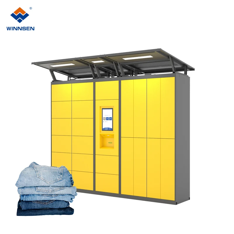 Winnsen Customized 15 inches Touch Screen Electronic Laundry Drop Lockers Cabinet