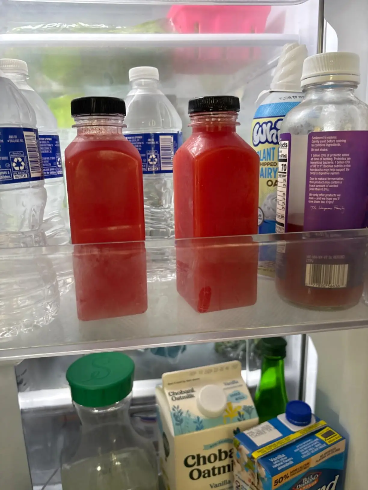 Hot sell 10oz 16oz Empty Reusable Juice Beverage Containers With Tamper Evident Lids Clear Plastic Juice Bottles With Cap