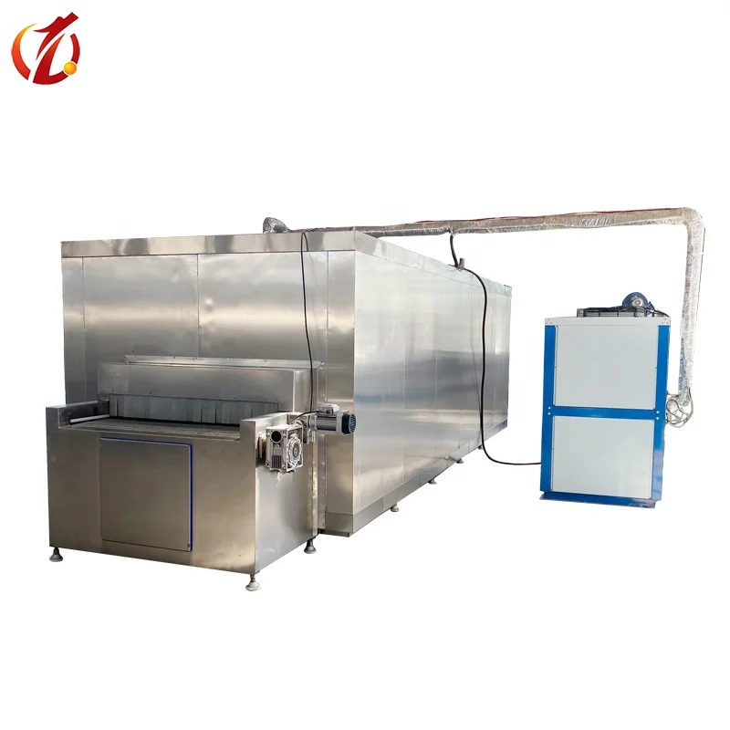 Fast Tunnel Freezing Iqf Quick Frozen Freezing Equipment Industrial Freezer Tunnel For Frozen live shrimp