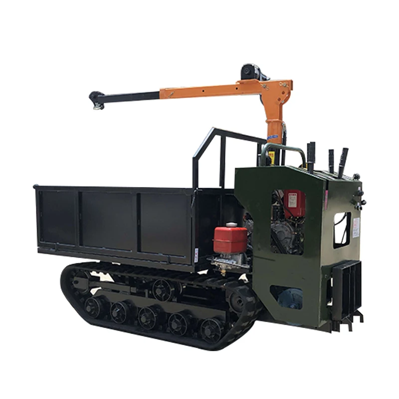 self-loading mini track dumper