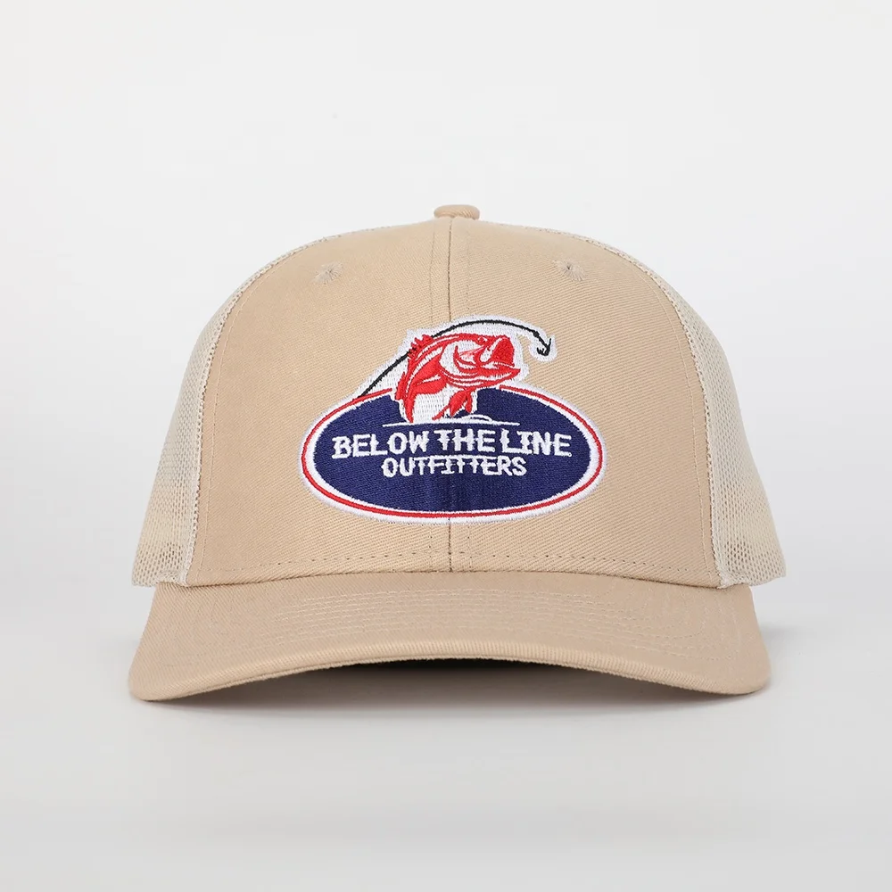 Wholesale Custom Embroidery Logo Mesh Gorras BSCI High Quality 6 Panel Trucker Cap Sports Mens Camel 100% Cotton Classics Hat