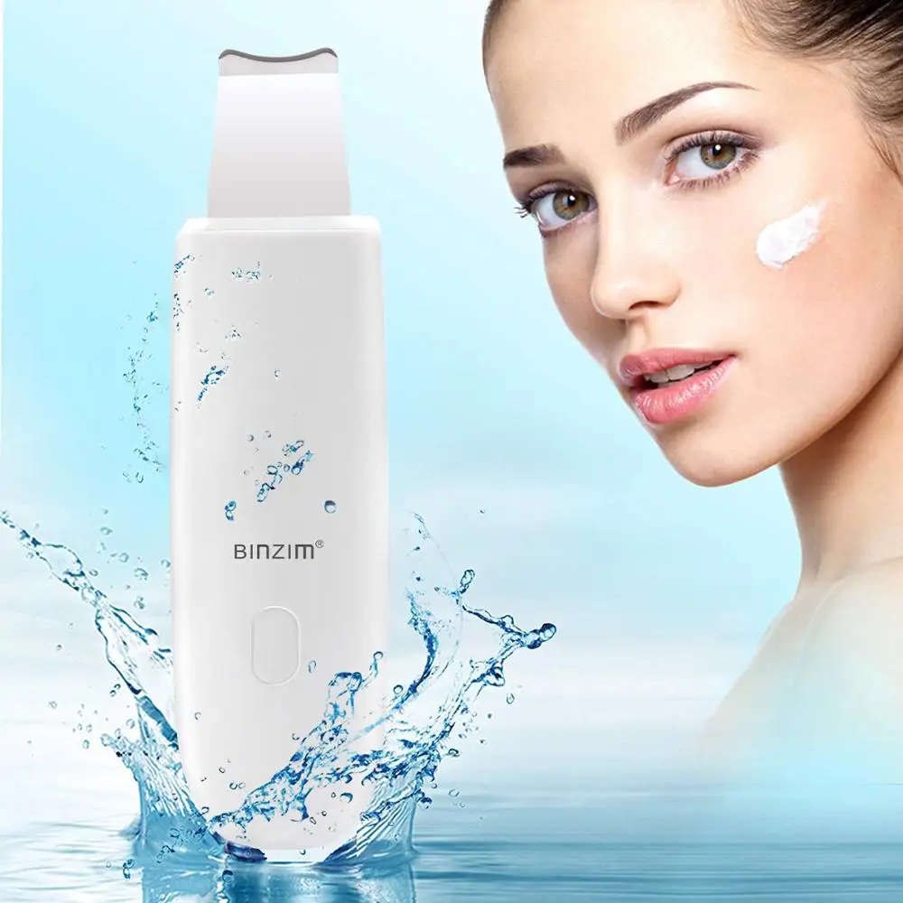 Beauty Deep Facial Cleansing Facial Cleanser Blackhead Removal Ultrasonic Pore Ance Skin Spatula Peeling Machine