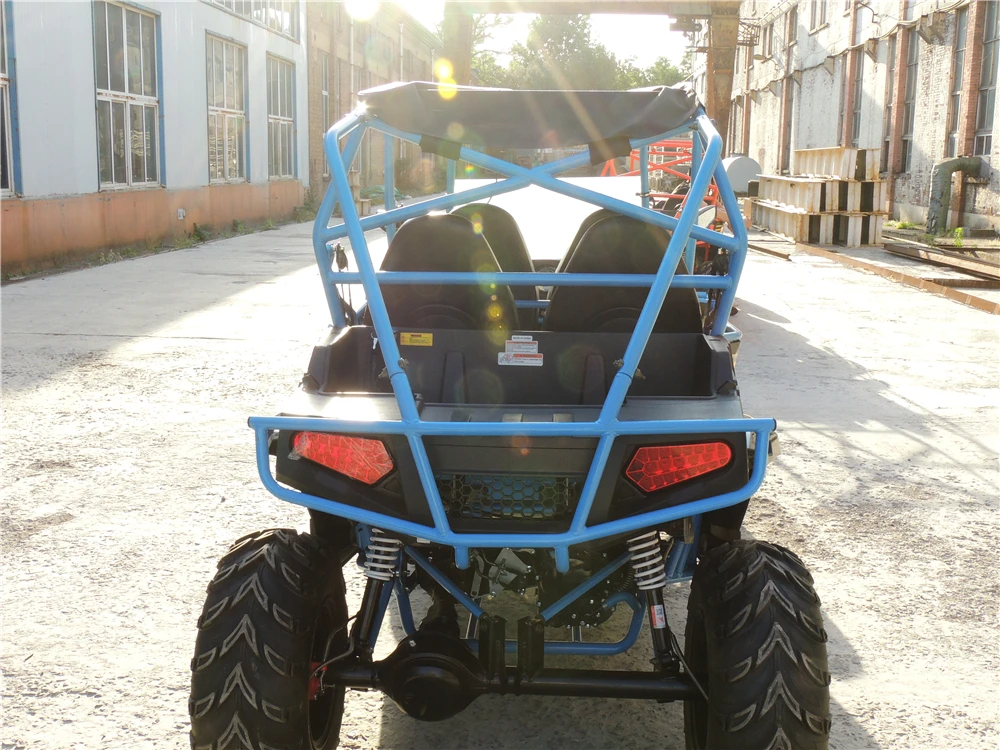led light four wheel dune buggy off road  automatic gear 4 seater car utv