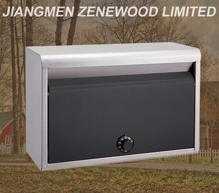 Classic Japanese Style  wall mounted  residential apartment decorated with galvanized sheet mailboxes