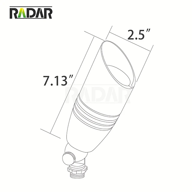 Low Voltage Outdoor Directional Up light exterior fancy led outdoor waterproof wall light with Spike 12V AC/DC Garden