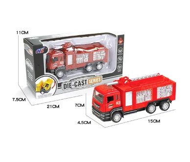 15cm alloy metal pull back construction car vehicles 1:55 diecast truck toy for kids