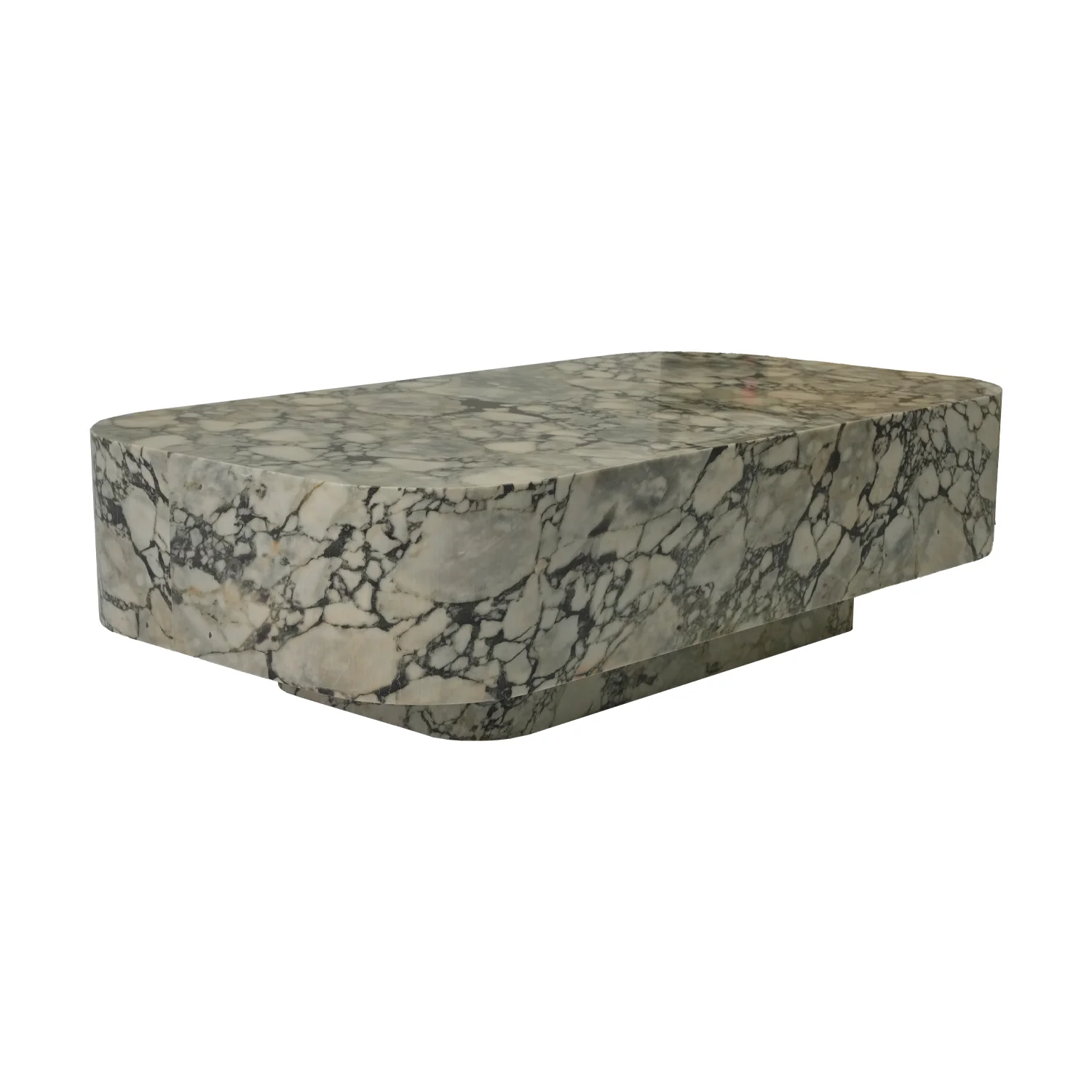Luxury and unique natural textured marble coffee table in the living room Marble coffee table