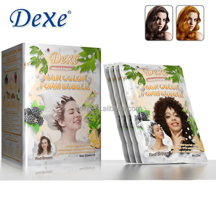 Professional Wholesale Natural Care Henna Hair Color Treated Hair Dye Darkening Shampoo