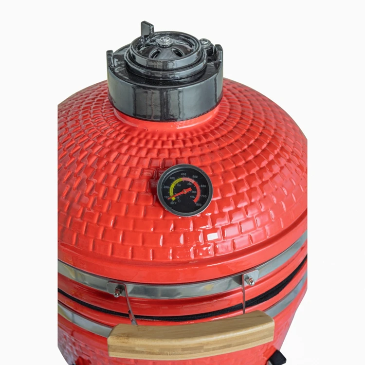 High Quality Green Ceramic Bbq Stove Portable Clay Stove Grill