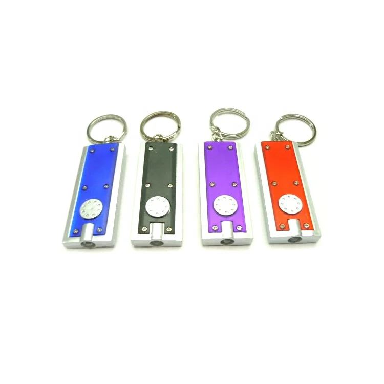 Souvenir Mini Metal Led Flashlights Keychain Key Chain Flash Light bottle opener Promotion light Mini keychain Flashlight Mini