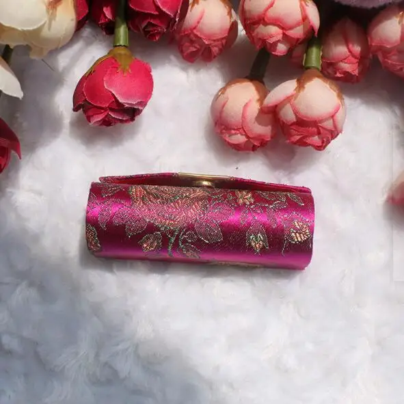 Factory direct price lipstick empty case and tube pink lipstick case with mirror