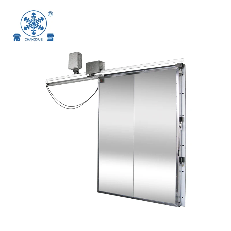 Cold chamber with stainless steel security doors