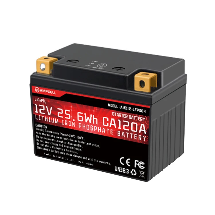 Powersports snowmobile accessories 12V  CCA70 2Ah 12.8V LiFePO4 Battery , Lead-free Light Weight for Cranking Motorcycle