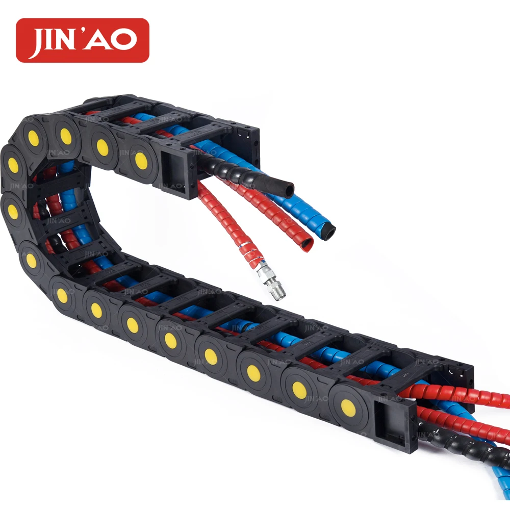 Manufacturer Long Travel Energy Chains Nylon Drag Chain High Speed Application for Machining Center