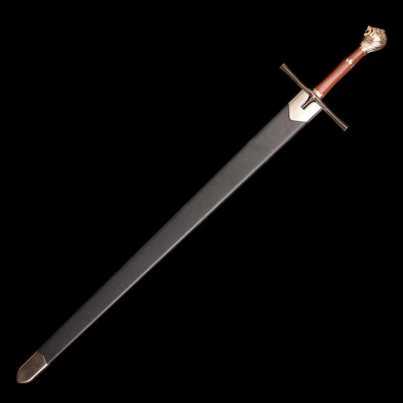 Hot Selling 116cm 2.25kg Lord of Ring Lion Head Sword For Cosplay Collection