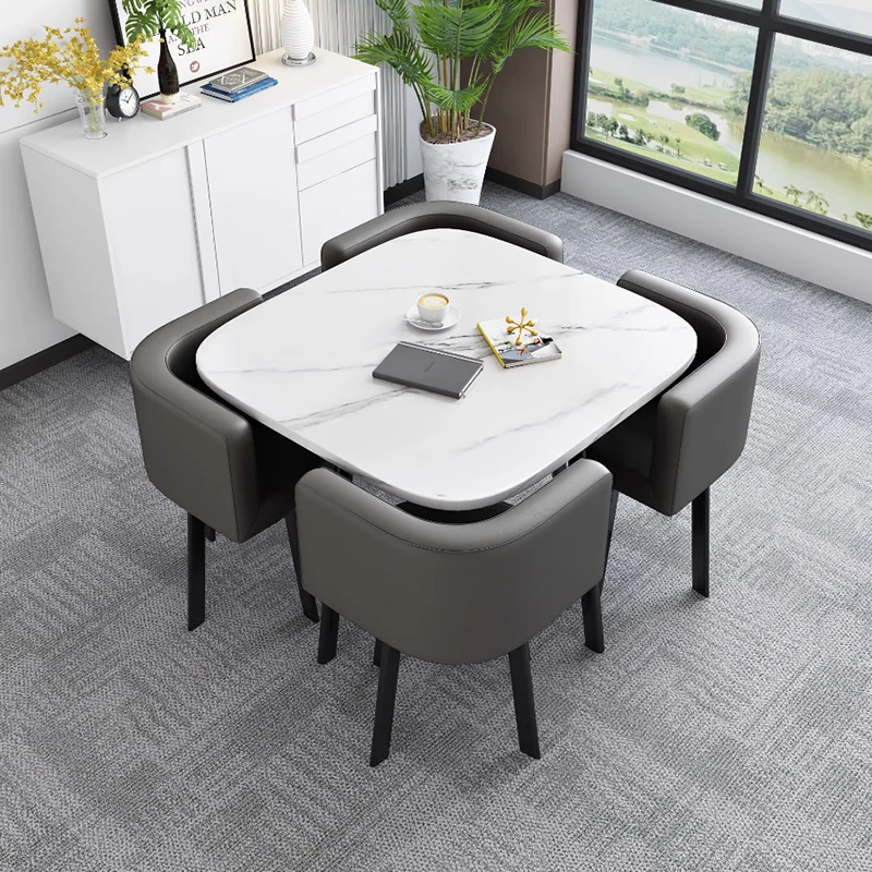 SUKE Modern Wholesale Durable Dining Table A Set Of 4 Seat Kitchen Table Table And Chair Home Furniture