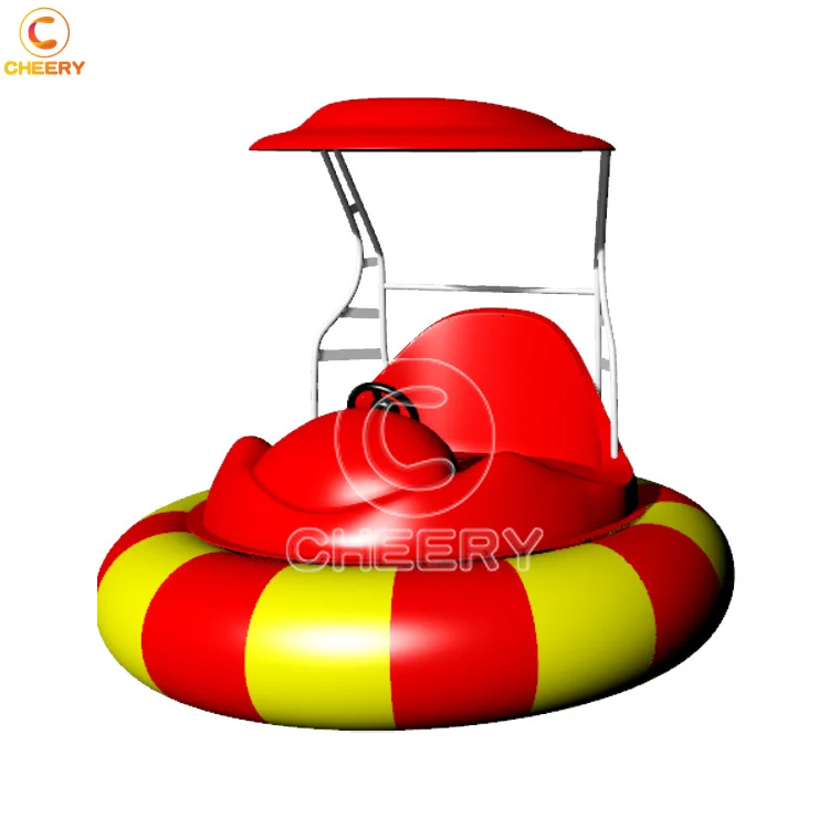 Water park swimming pool floating inflatable games aqua bumper boats electric motorized bumper boat
