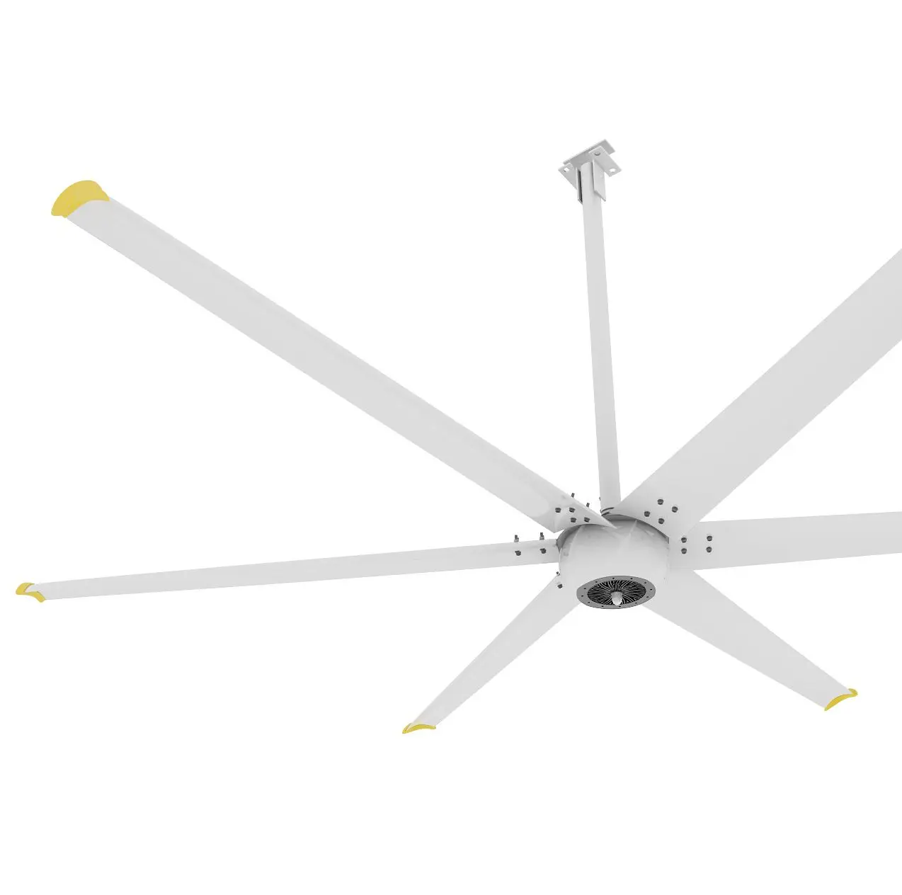 38DB Top seling large natural air flow bus station HVLS energy saving fans