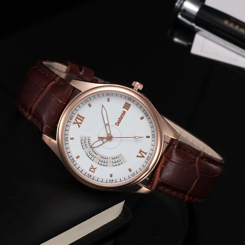 
Premium Quality Business Simplicity Men Leather Watches Wristwatch Watch For Man 