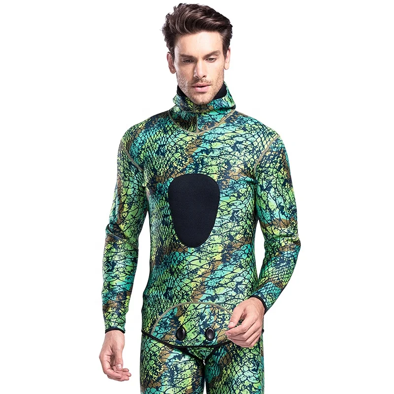 Высококачественный мужской костюм для подводной охоты, камуфляжный гидрокостюм для подводной охоты, купальник 3 мм