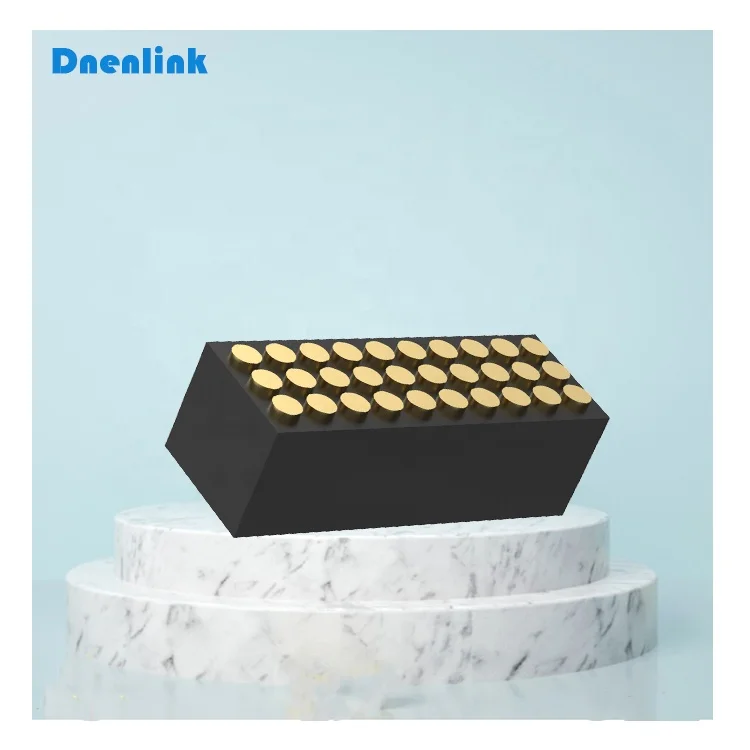 Denentech Direct supply 1.27mm H4.0m Plane contact Triple Row Straight DIP Female Pogo Pin connector for sale