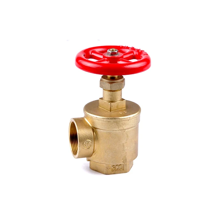 Hot sale quality 1.5 2.5 internal hydrant landing brass angle fire valve price fine