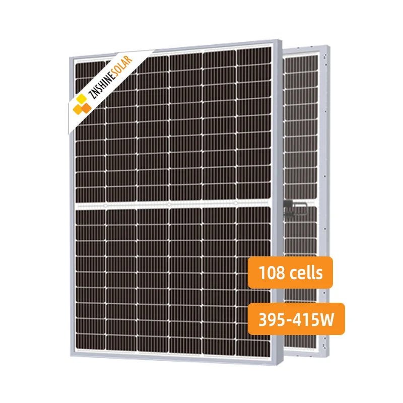 Znshine Solar Panels 10BB HALF-CELL 108 Solar Cell Double Glass PV Module 395W 405W 415W 400W Solar Panels