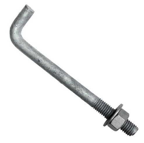 HDG High Quality L Bolt For Roofing With Hex Nut Rubber Washer