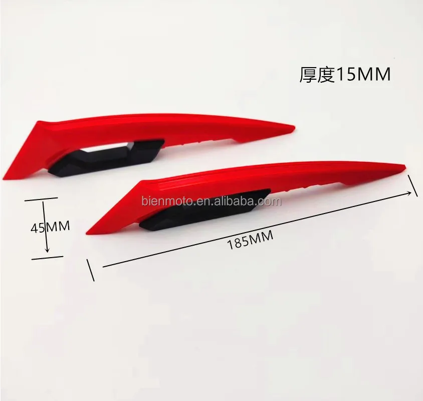 Motorcycle Universal Spare Parts Colorful Spoiler Pad helmet Accessories Front Wingle Fixed Wind Cover motorcycle decoration