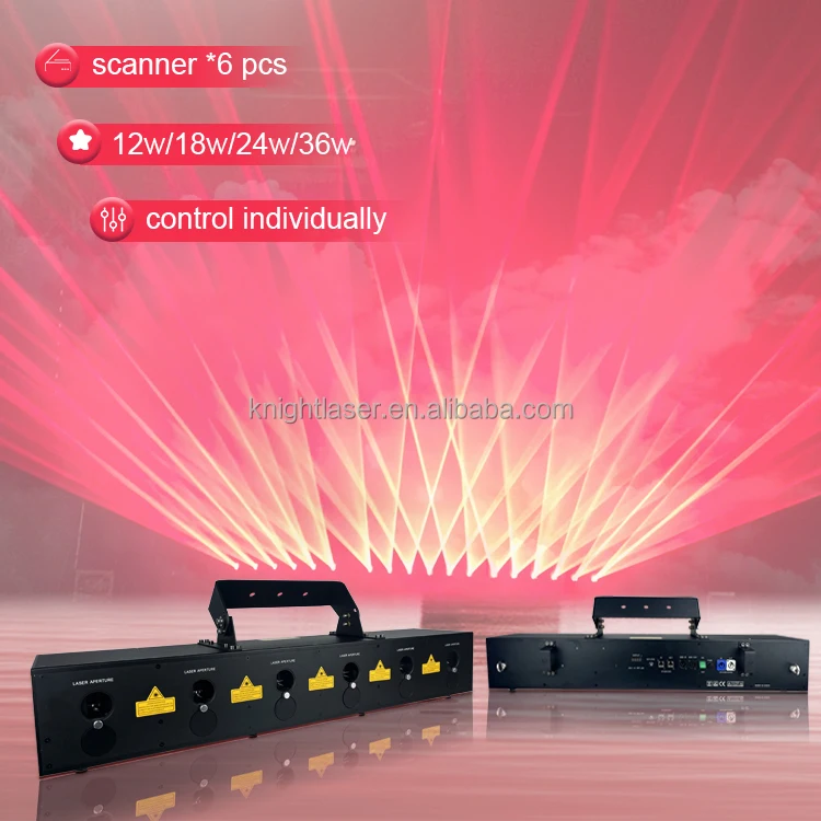 Wholesale Price 6 Eyes Moving Dj Head 12w Multicolor Rgb Animation Stage Effect Light Laser Light