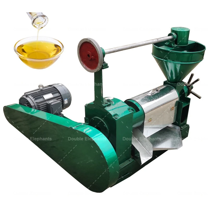 6YL-80 100kg/h Small soybean peanut oil extractor Sunflower seeds oil press machine