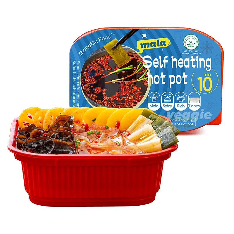 Hot Sale Professional High Quality Noodle Instant Packaging Self Heating Hot Pot