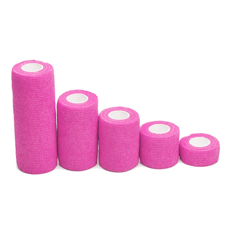 
Best selling Custom Print Colored Self Adhesive Veterinary Bandage Elastic Cohesive Bandage Medical Bandage 