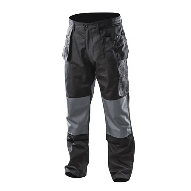 Горячая Распродажа рабочие брюки из полиэстера и хлопка рабочая одежда с 6 шестью карманами униформа для механических грузов на заказ мужские