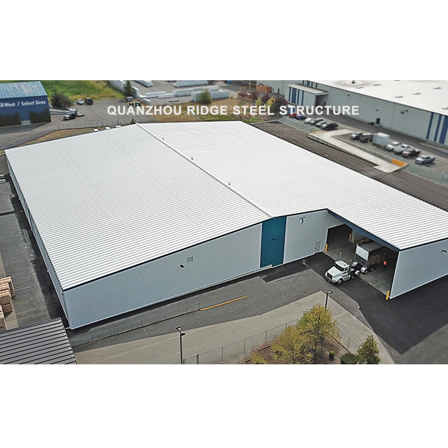 Metal Buildings Steel Structure Prefab House Warehouse  Metal Building Garage Storages Build with Carbon Steel Pipe